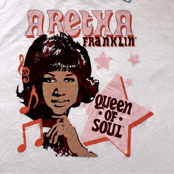 Aretha Franklin Graphic Short Sleeve Crewneck Tee - Picture 5 of 8